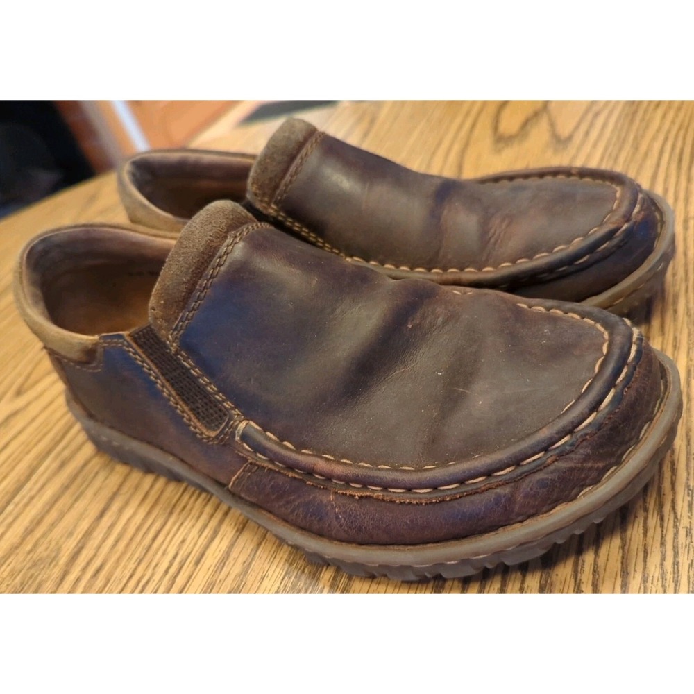 Born Men's Gudmund Sneaker Shoes Slip On Loafers Oxfords Dark Brown‎ Size 9